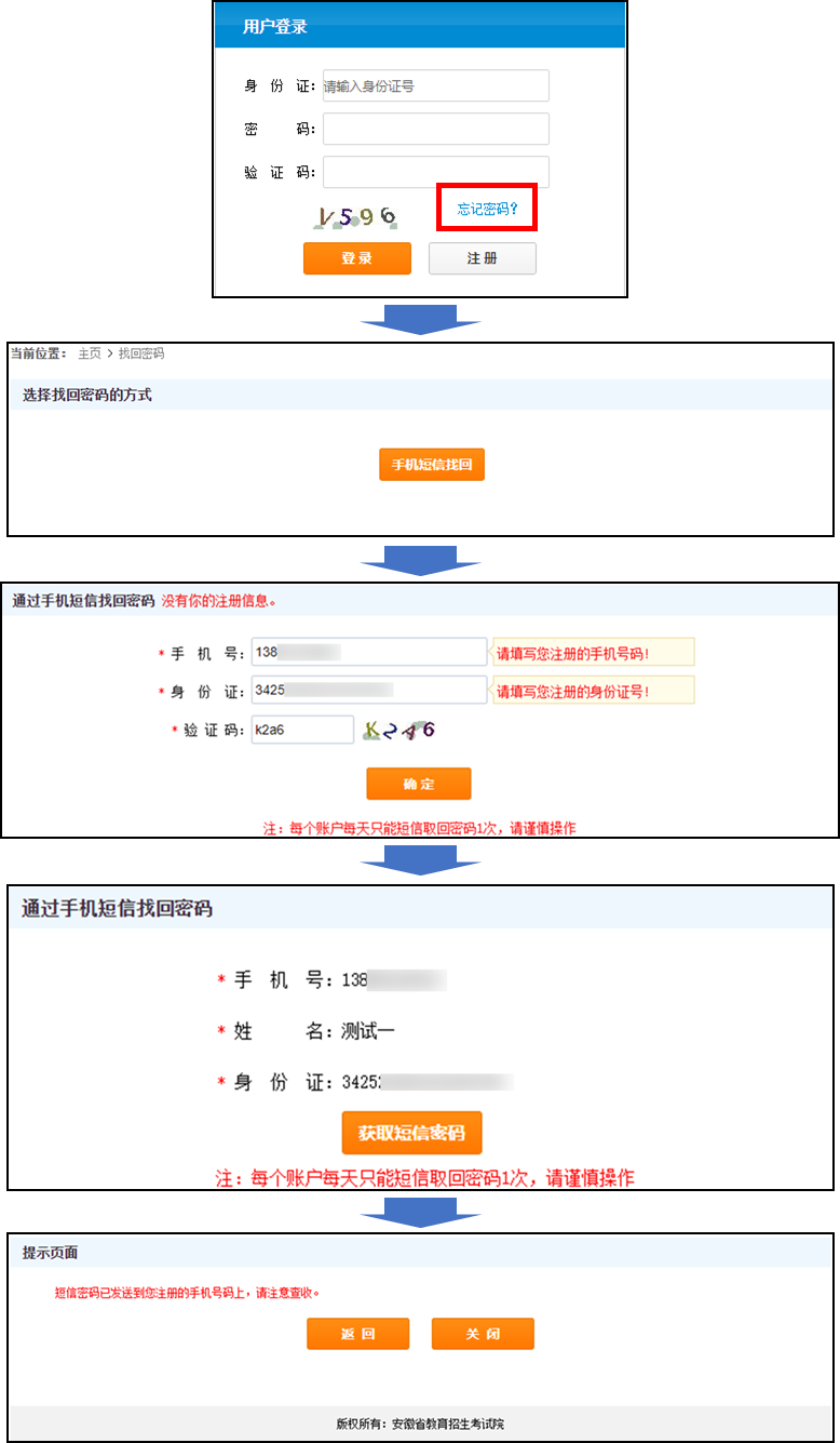 安徽省2022年普通高校专升本考试招生报名操作指引